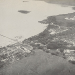 Pemandangan udara wilayah Teluk Betung 1928. Sumber; Wereldmuseum
